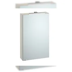 Erst-Holz Spiegelschrank Hängeschrank mit Licht und Steckdose 3 Farbvarianten Eiche Dekor taupe grau V-90.59-S