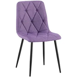 CLP Esszimmerstuhl Clairton Stoff   Farbe: lila, Material: Stoff