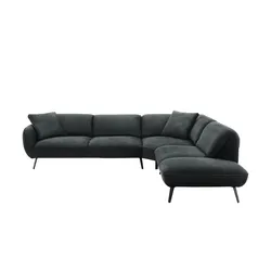 pop Ecksofa  Ventus ¦ schwarz ¦ Maße (cm): B: 304