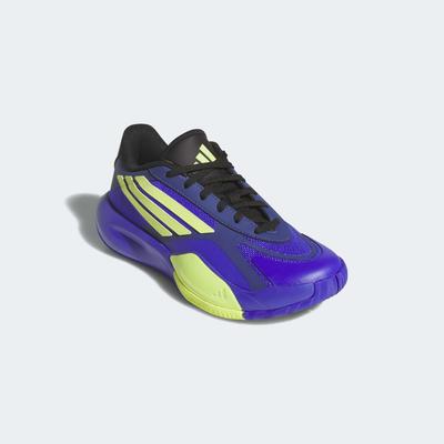 Basketballschuh ADIDAS PERFORMANCE "CRAZY QUICK TD", Mädchen, Gr. 38, lila (solar lila, frozen lemon, core schwarz), Synthetik, Textil, Schuhe