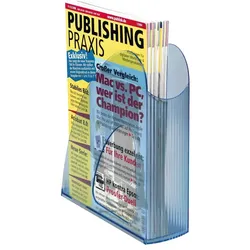 HAN Stehsammler TWIN DIN A4 blau-transparent