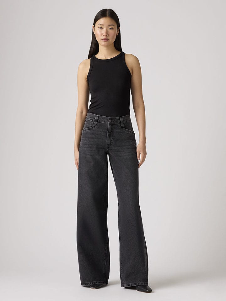 Levi's Jeans - Wide Leg - in Anthrazit - W27/L31