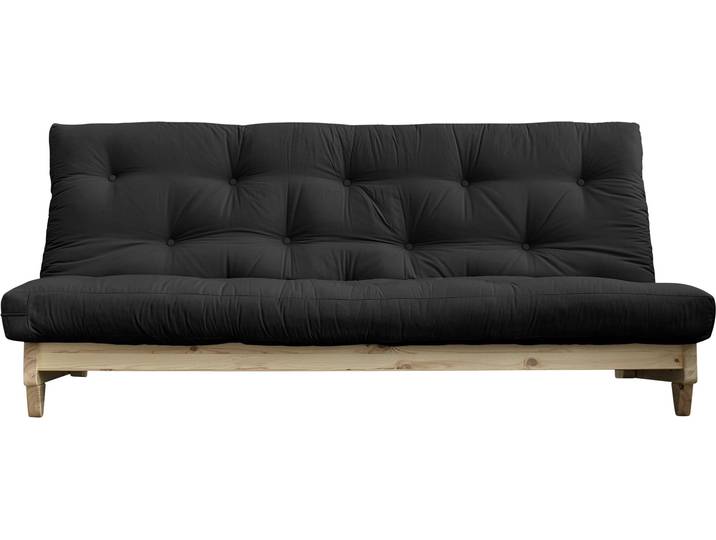 Schlafsofa KARUP DESIGN Fresh , grau (dunkelgrau), Gestell natur, Sofas, Schlafsofa, inkl. Futonmatratze