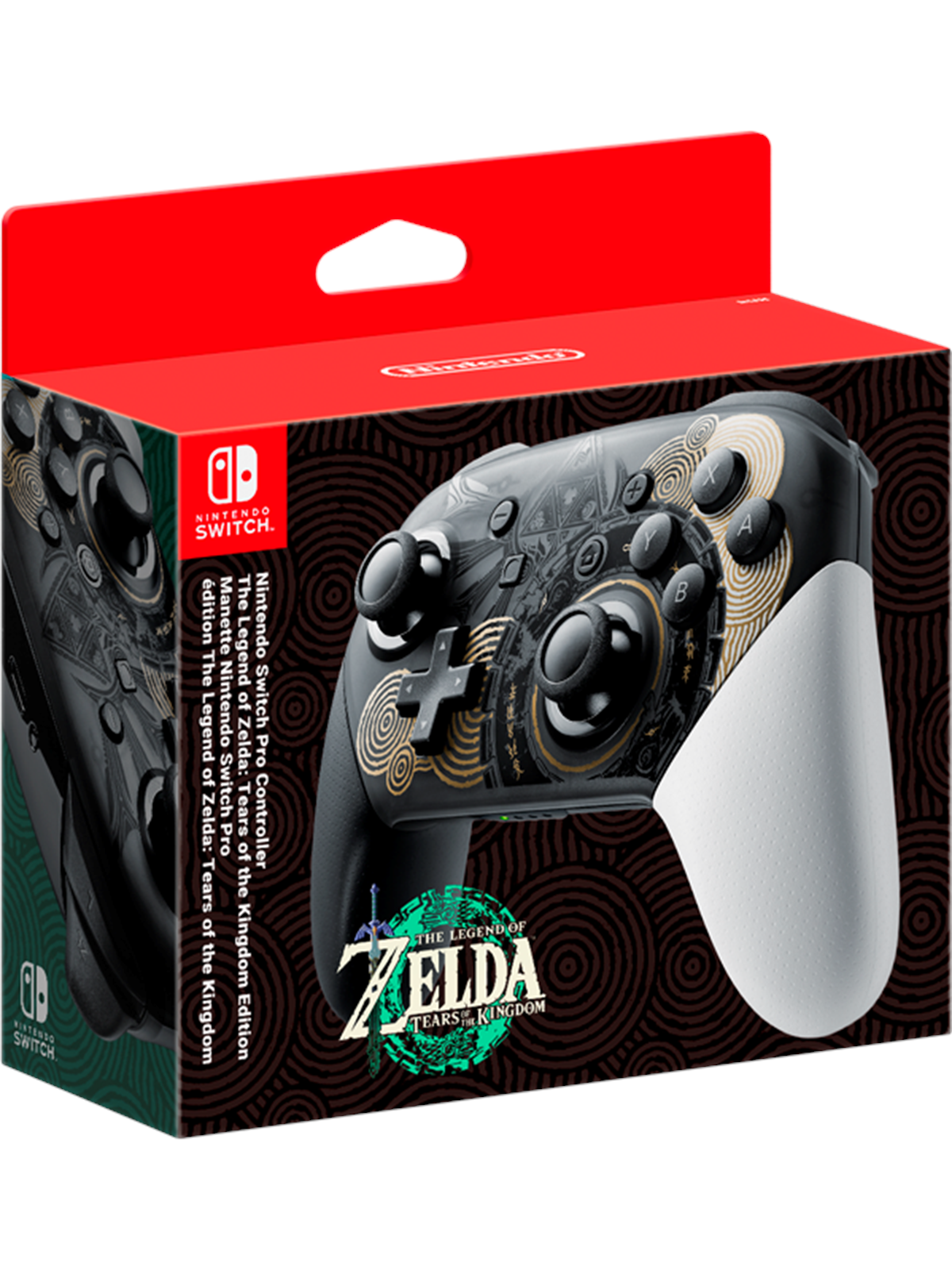 Nintendo Pro Controller (TLOZ: Tears of the Kingdom Edition) - Wireless Controller - Nintendo Switch