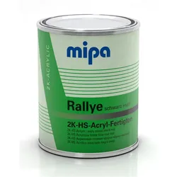 MIPA 2K OC HS Autolack Rally schwarz matt, Mattlack VOC Fertigfarbton 3Ltr.