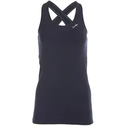 WINSHAPE Damen Tanktop mit offenem Drop Back Design WVR32, Größe S in Blau Blau