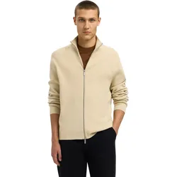 Selected Herren Strickjacke SLHTELLER FN RELAXED ZIP CARDIGAN - Relaxed Fit - 16099572 Oatmeal - S
