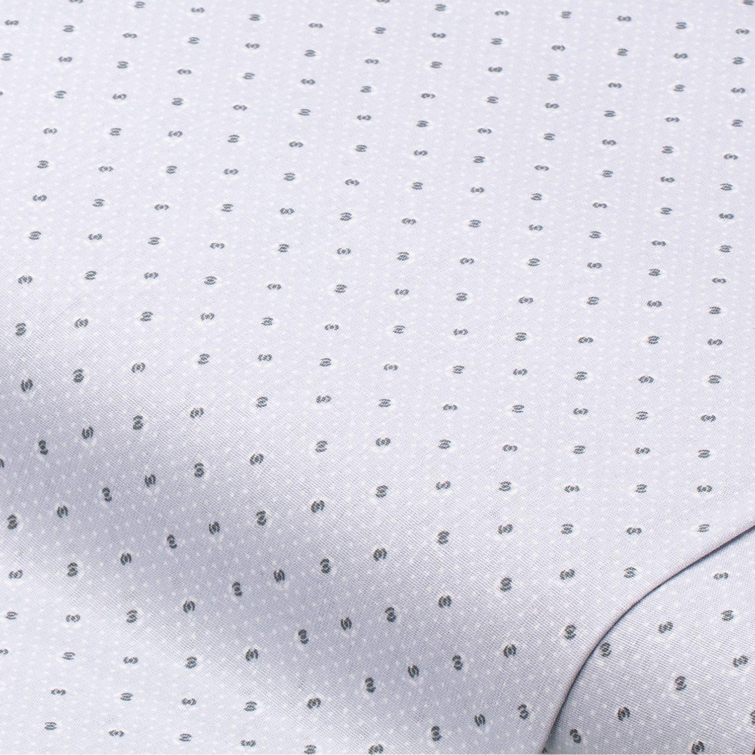 Baumwoll-Trachtenstoff "Mini-Design", grau