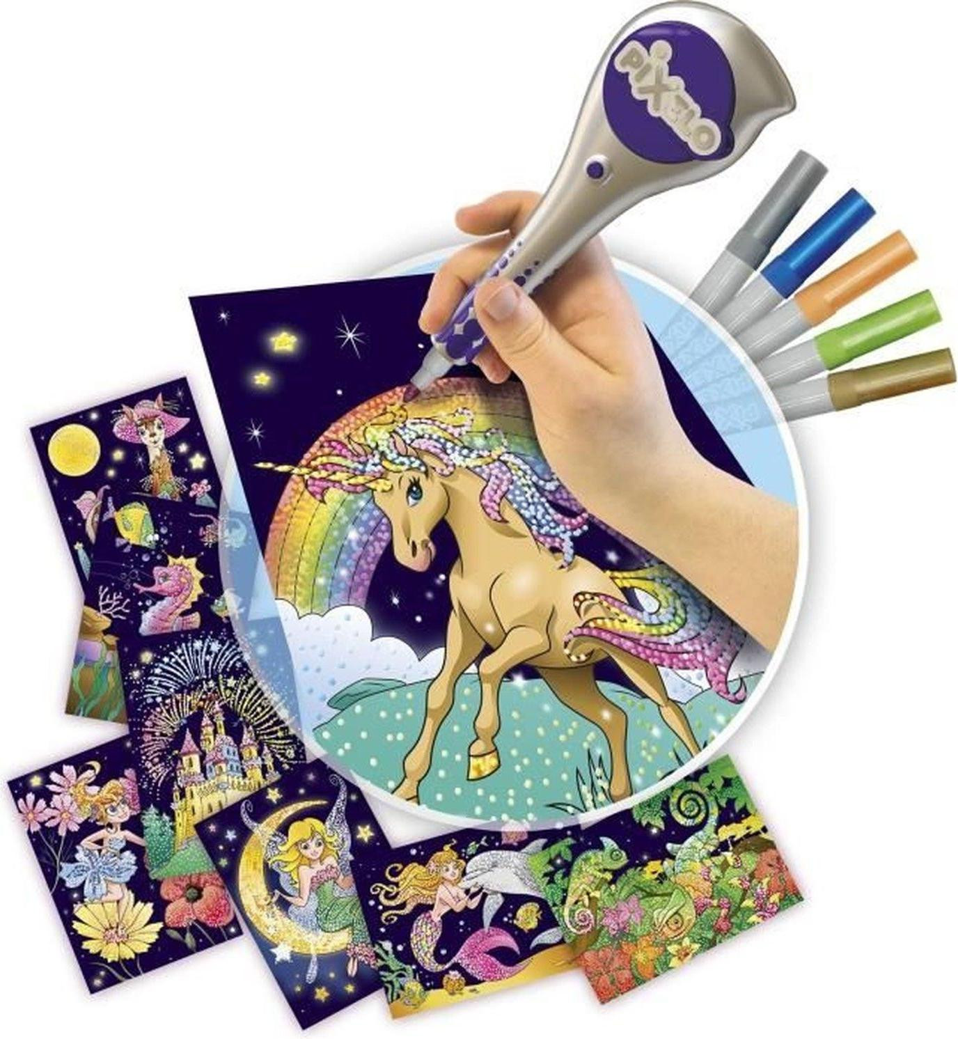Lansay Pixelo Metallic Electronic Pen met Metallic Dotted Patterns voor creatieve ontspanning vanaf 6 jaar