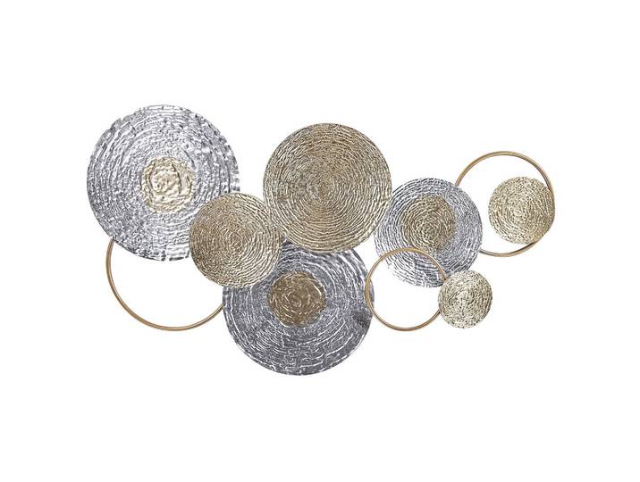 WANDDEKORATION Metall gold/silber Vanadium
