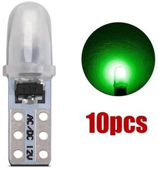 Useful Little Things T5 LED Dashboard & Instrument Panel Light Bulbs (10, 20, Or 30 Pack) 12V White 3014 SMD 10pcs Green