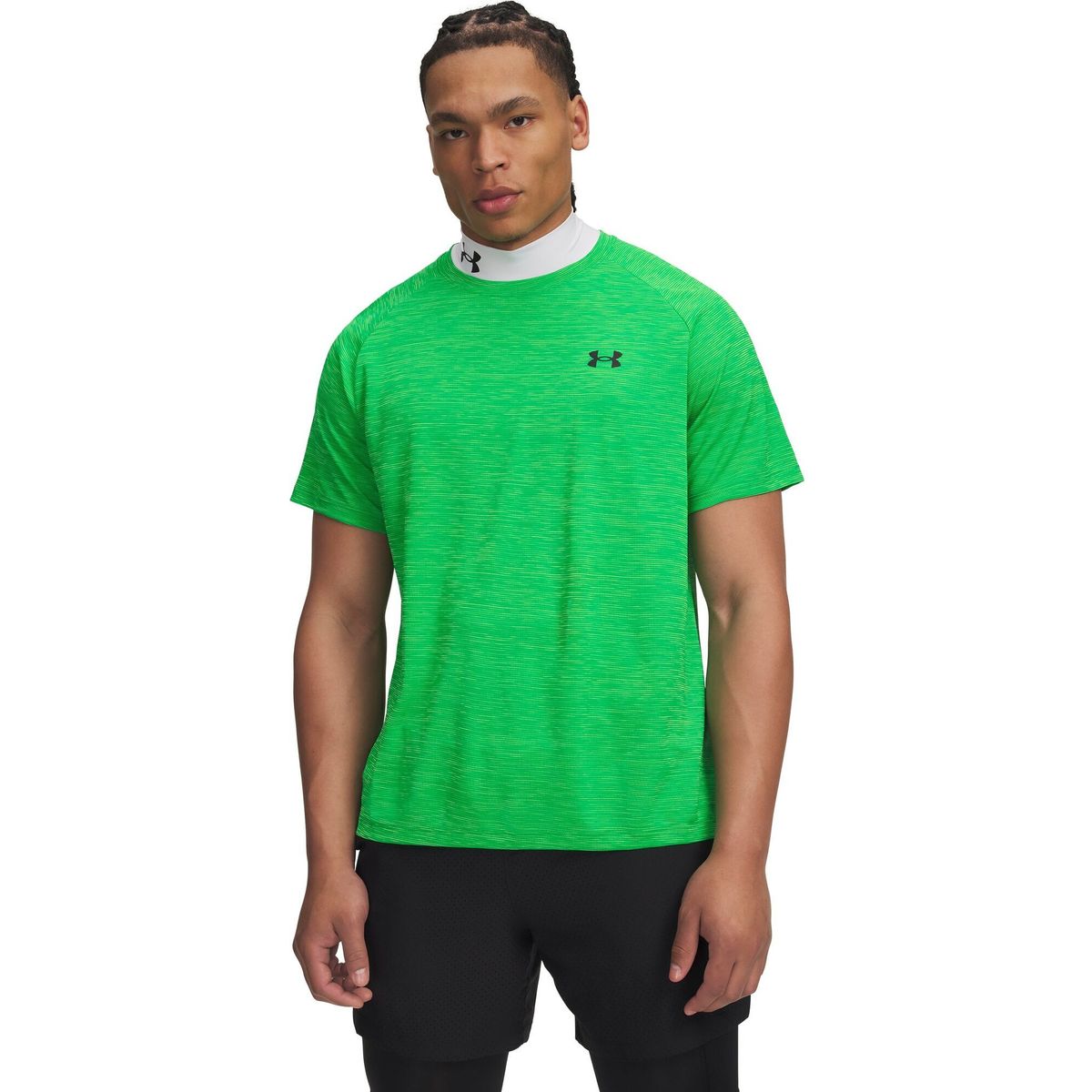 Under Armour Tech Textured SS green black (993) M 1382796-993-MD