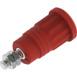 PJP 3285-R - Sicherheitsbuchse, 4 mm, M4, rot