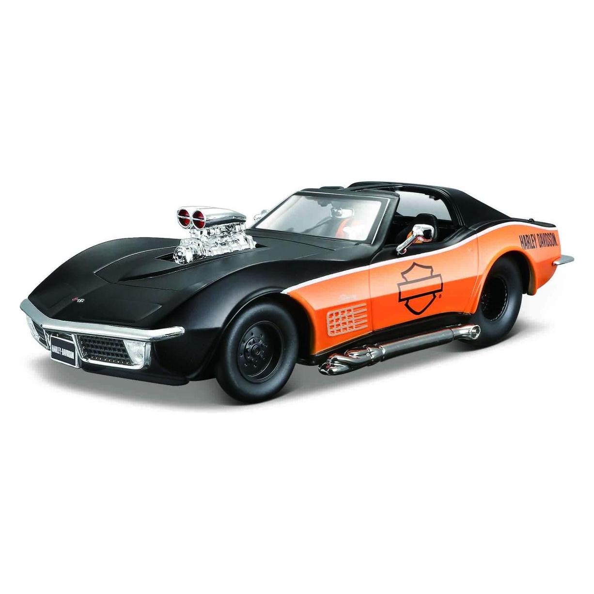 Maisto Corvette 1970 im Harley Davidson (90159321934)