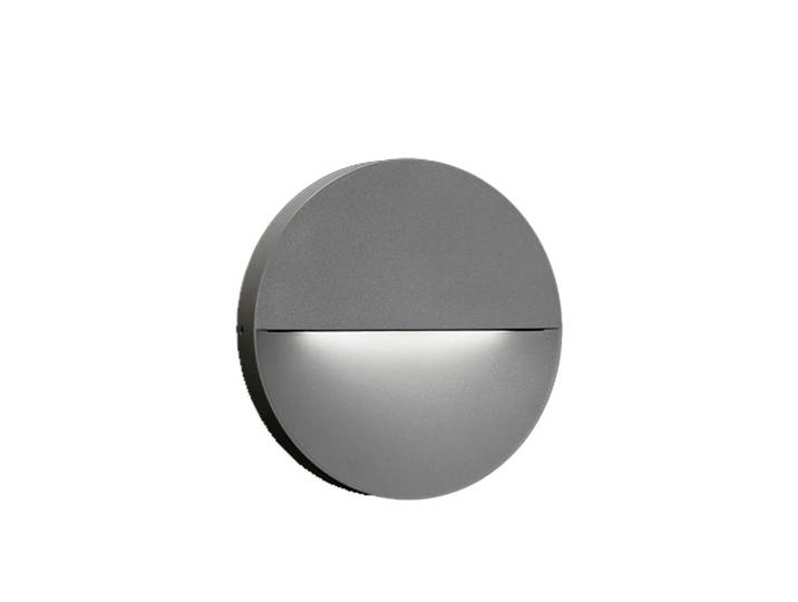 Eclipse LED Applique Murale d'Exterieur Gris - Ares FLOS - Terrasse - Aluminium