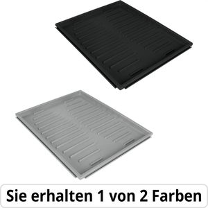 Metaltex Schuhabtropfschale Zapatos-Vario, für 1 Paar Schuhe, farbig sortiert, 39 x 31 x 2 cm