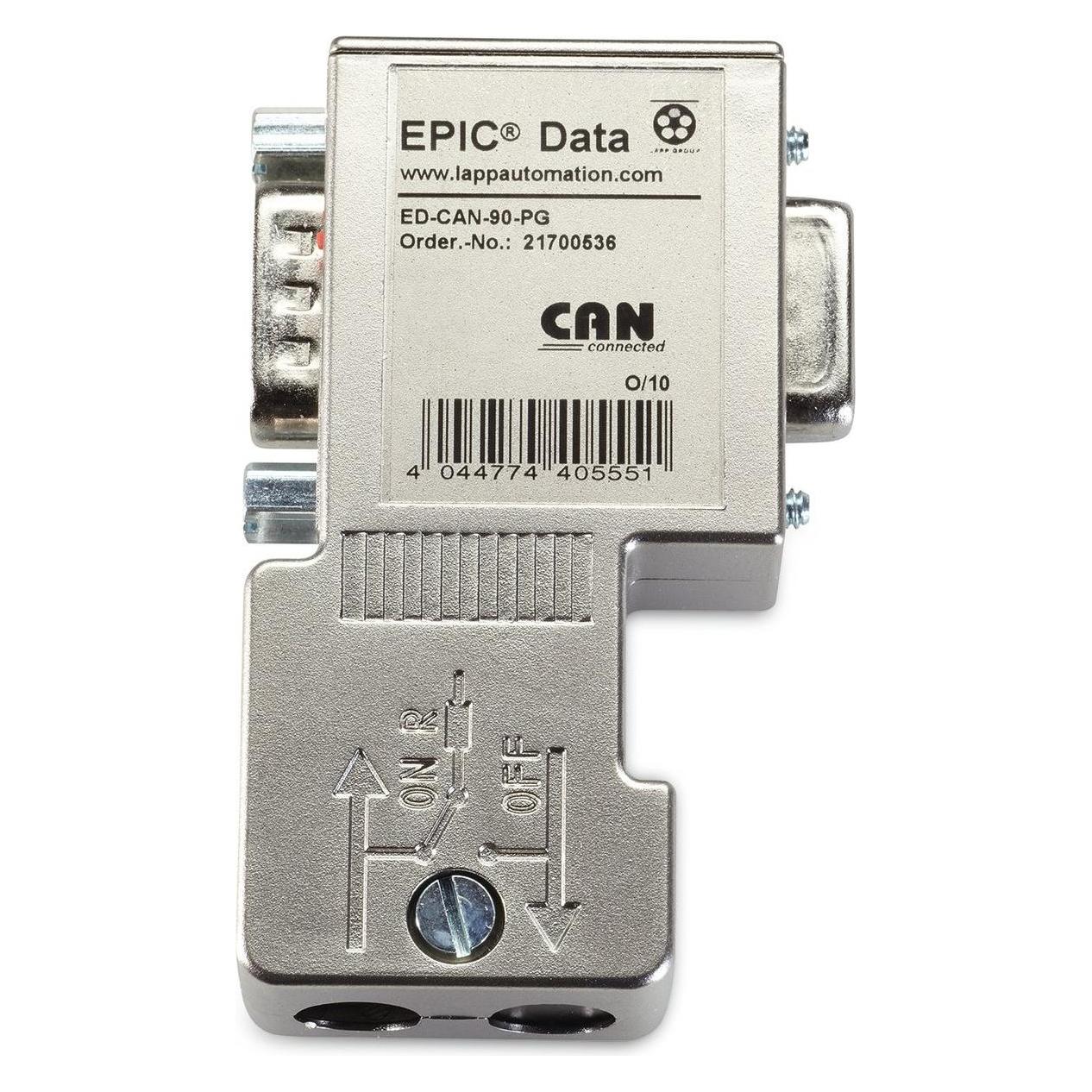Lapp EPIC Data CAN BUS Steckverbinder mit Schraubanschluss EPIC ED-CAN-90-PG Inhalt: 1 St. (21700536)