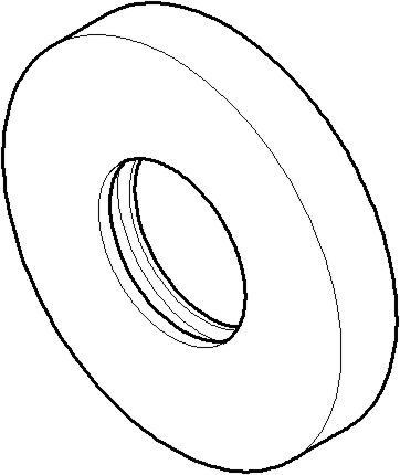 Dornbracht ROS SCHUB D55 x 9 - plati 092788006-06 60x60x20_platin matt