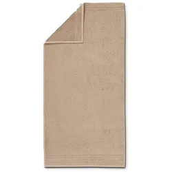 Vossen Badetuch Vienna Style 100 x 150 cm Baumwolle Braun Camel