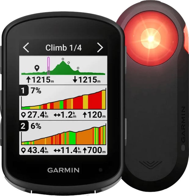 Garmin Edge 540 met Garmin Varia Rearview Radar RTL515