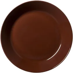 Iittala Teema Teller flach espresso, Teller, Braun