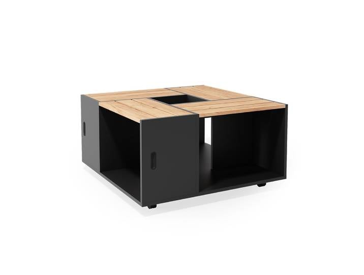 Table basse, anthracite 80 x 80cm