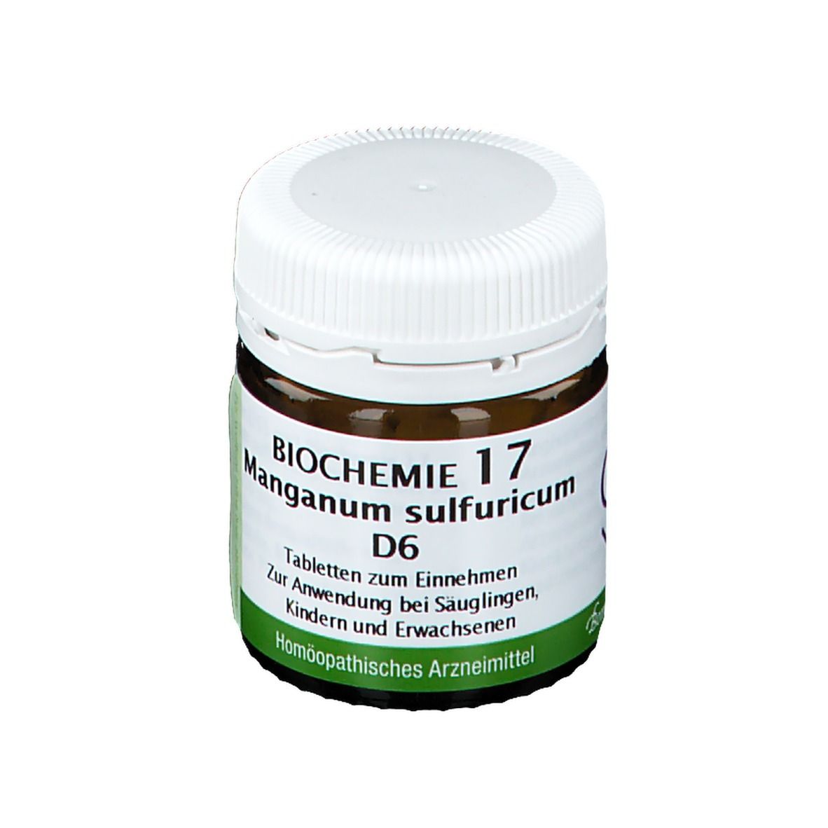 Biochemie 17 Manganum sulfuricum D 6 Tabletten 80 St