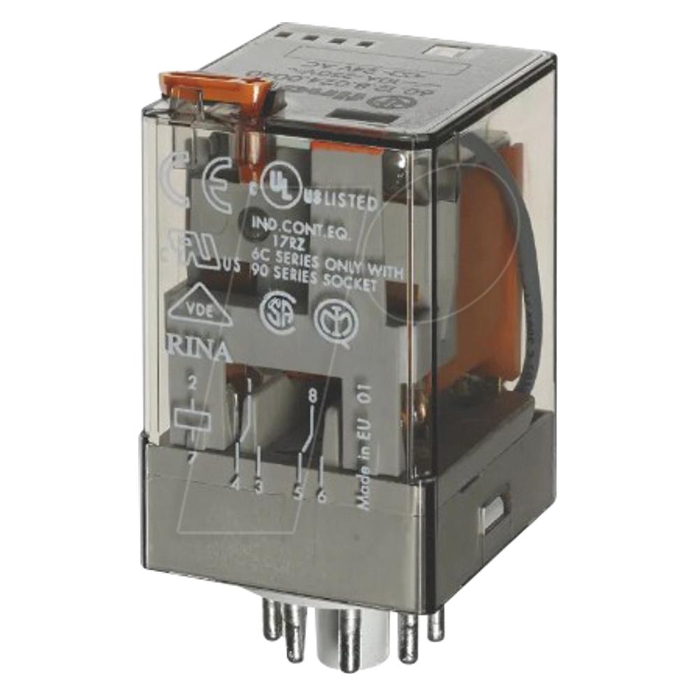 Finder Industrierelais 60 2 Wechsler DC 12V 10A Printstifte (601290120040)