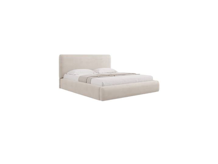 Design Polsterbett „Colonel“, Chenille Beige chosen by Bloomingloft