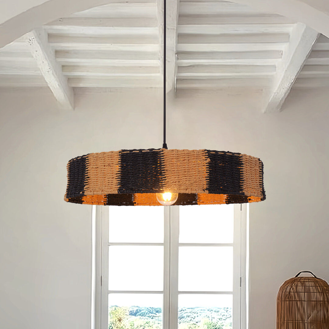 Fairmont Park 1 - Light Natural Pendant Natural 15.5cm H X 55cm W