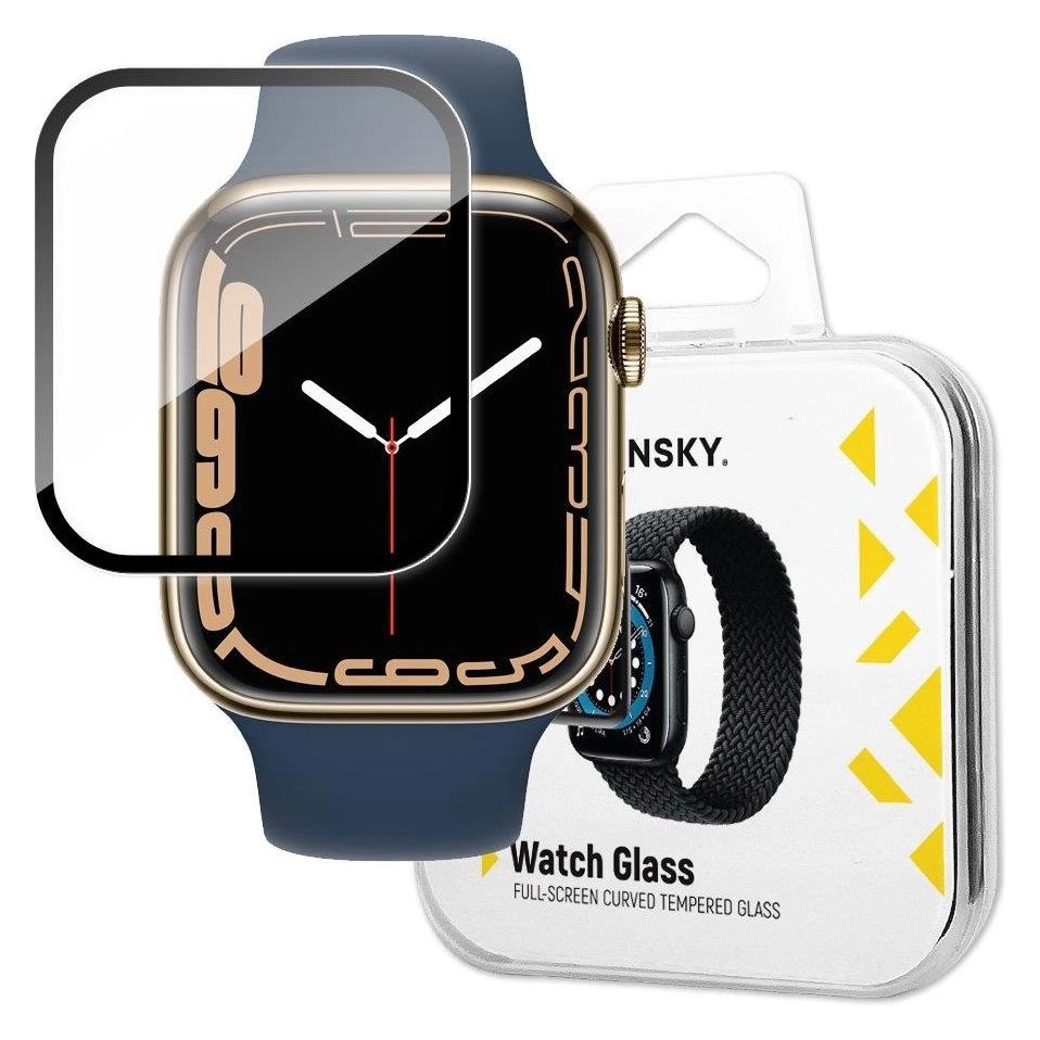 Wozinsky Watch Glass Hybridglas für Apple Watch 7 45 mm schwarz (1409315874)
