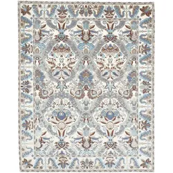 THEKO Nepalteppich Jabu Silk CX3513 beige multi 245 x 307 cm