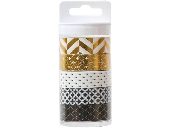 I AM CREATIVE Washi Tape Set 15 mm × 5 m 5 Stück - Farbe: bunt - Material: Papier - 849