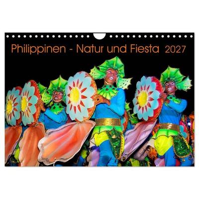 Philippinen - Natur und Fiesta (Wandkalender 2027 DIN A4 quer), CALVENDO Monatskalender