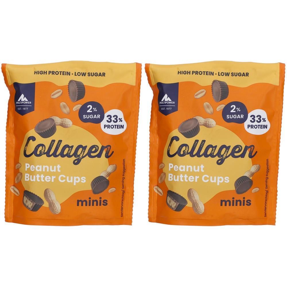 Multipower Collagen Cups Peanutb. 70g 2x 2x70 g