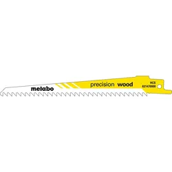 Metabo Säbelsägeblätter precision wood 1,25 mm HCS / 6 TPI - 631458000