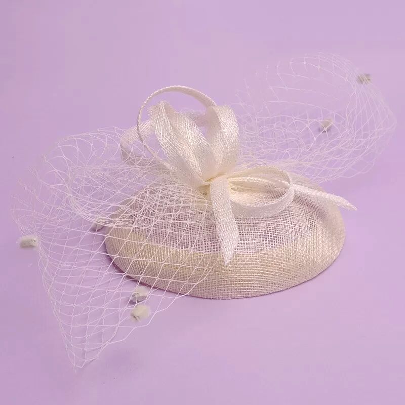 INF Vintage Hütblume für Hochzeiten und besondere Anlässe Beige