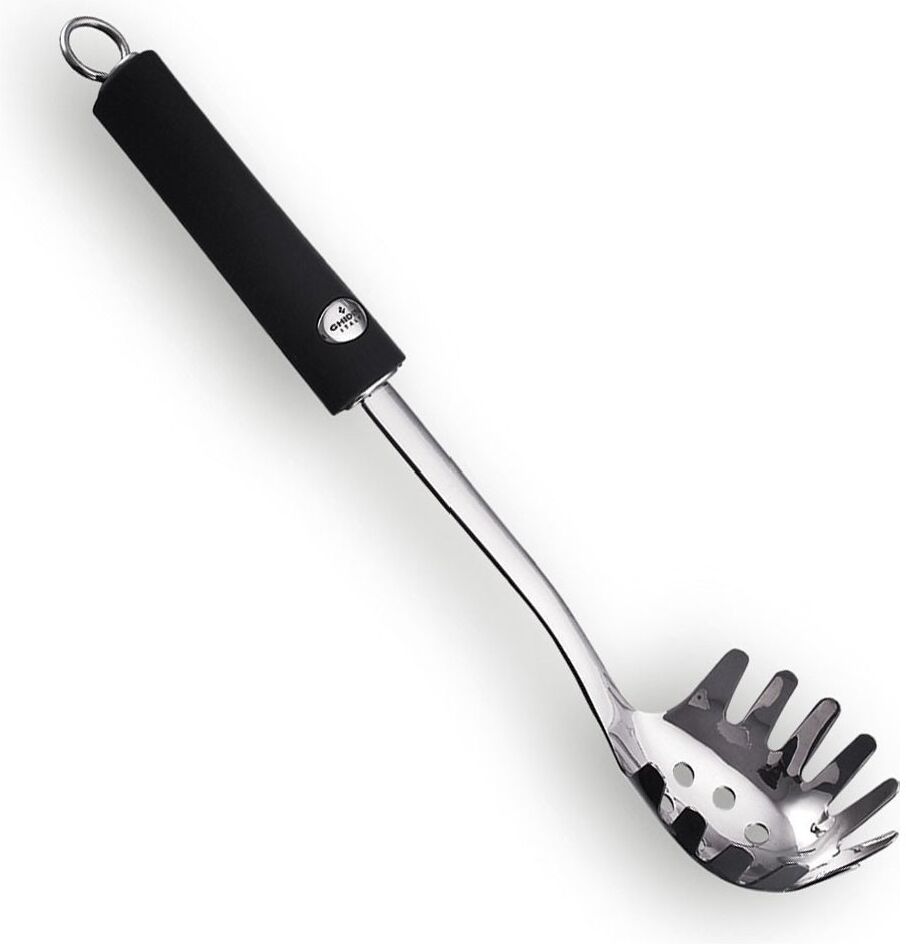 Servi spaghetti Ghidini Cipriano 1733 TWIST Cromo e Nero