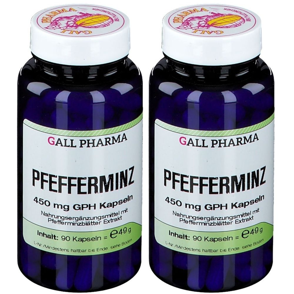 Pfefferminz 450 mg GPH Kapseln 2x 2x90 St