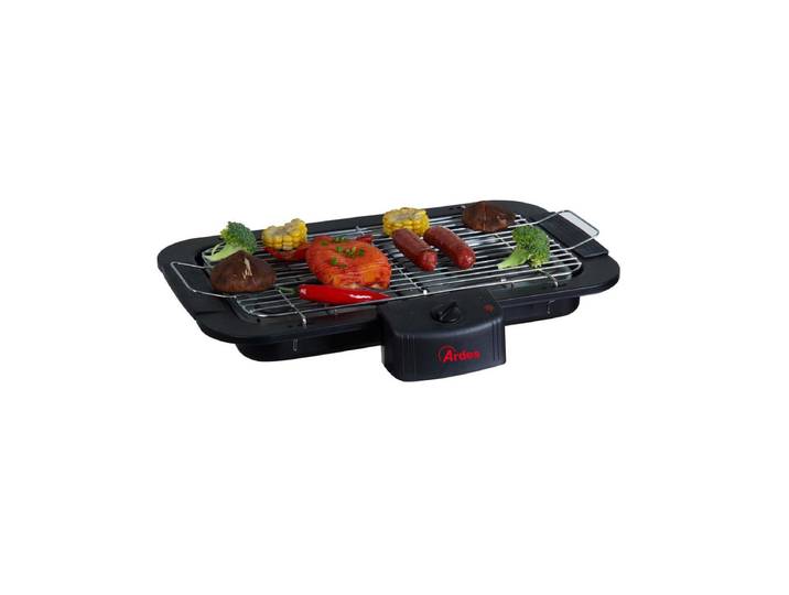 Ardes Ar1b01 Barbecue Et Grill 2200 W Electrique Dessus De Table Noir\, Chrome