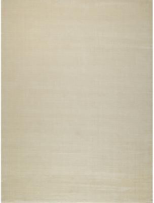 Exquisite Rugs Velutto Modern handloomed Silky Nylon Light Beige Area Rug