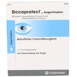 SICCAPROTECT Augentropfen 3X10 ml