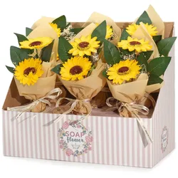 Soap Flower - Two Sunflower Bouquet