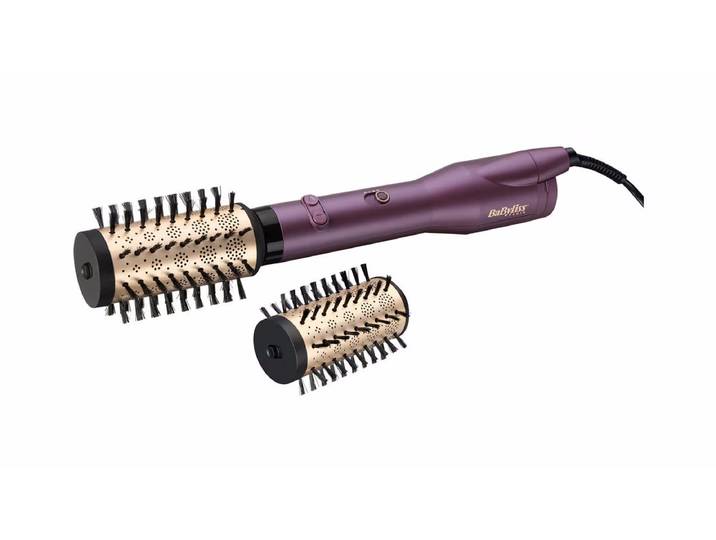 Babyliss Big Hair Dual AS950CHE Rotierende Warmluftbürste – Warmluftbürste/Föhnbürste – violett