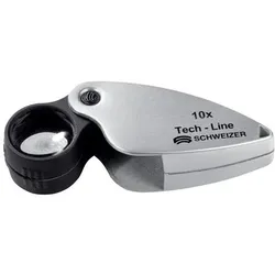 SCHWEIZER Einschlaglupe Tech-Line Vergr. 6x Linsen-D.22,8mm - 9606