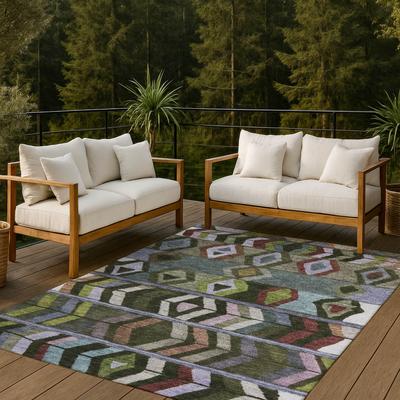Addison Rugs Machine Washable Indoor/ Outdoor Global Bremen Chantille Rug