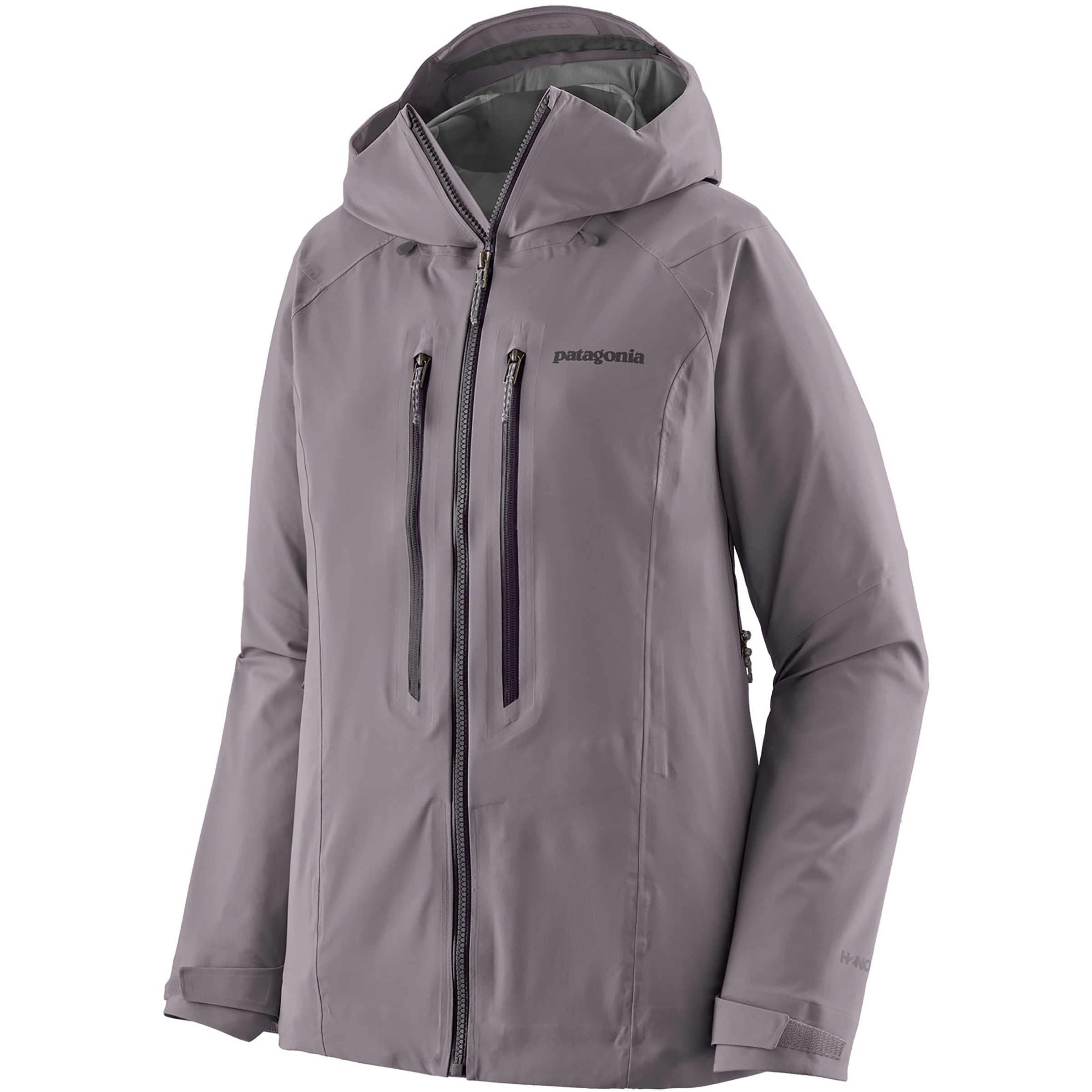 Patagonia Stormstride Damen Regenjacke grau Größe S Trekking Winddicht Wasserabweisend