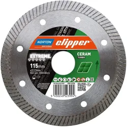 Norton Clipper, Sägeblatt, Diamantscheibe Extreme Ceramic Turbo Ø 125x22,23 mm