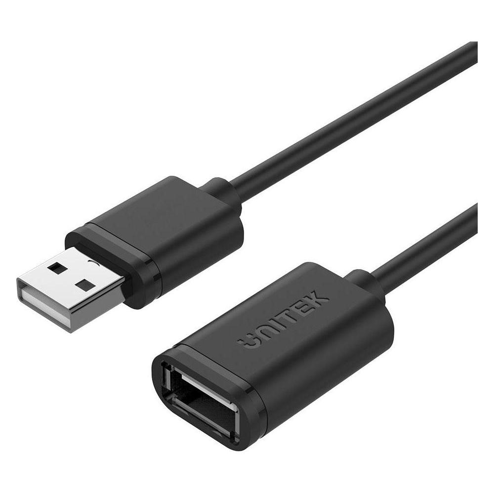 Unitek Y-C428GBK USB Kabel USB 2.0 USB A (1 m, USB 2.0) (Y-C428GBK)