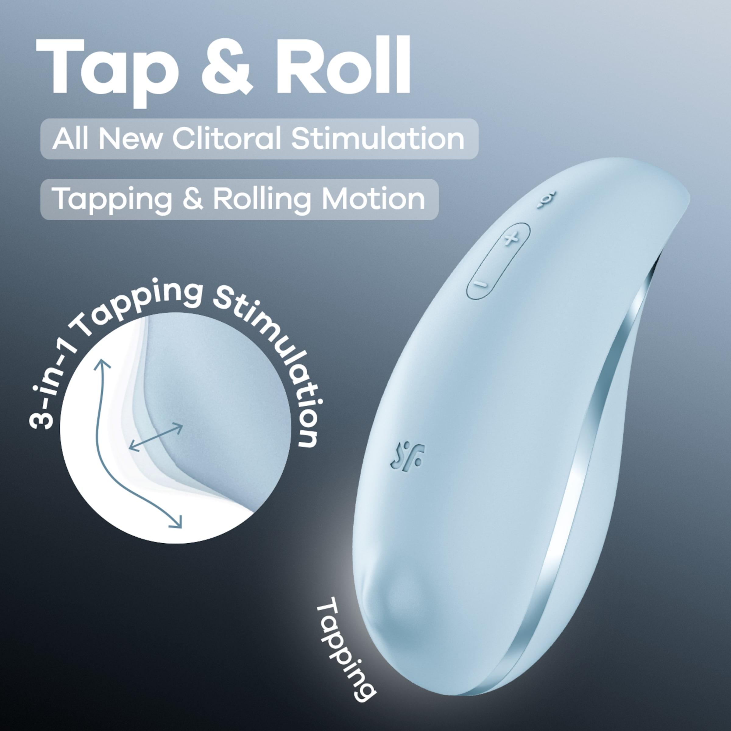 Satisfyer Tap & Roll, 12,5 cm